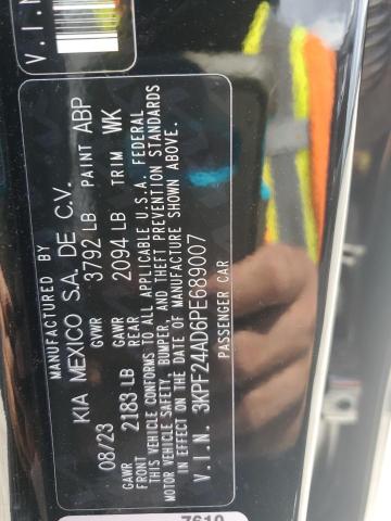 2023 KIA FORTE LX #3304489438