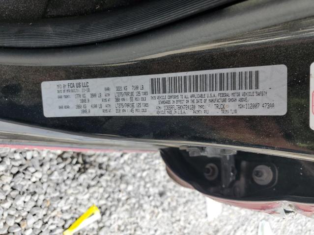 2019 RAM 1500 REBEL 1C6SRFLT6KN724120