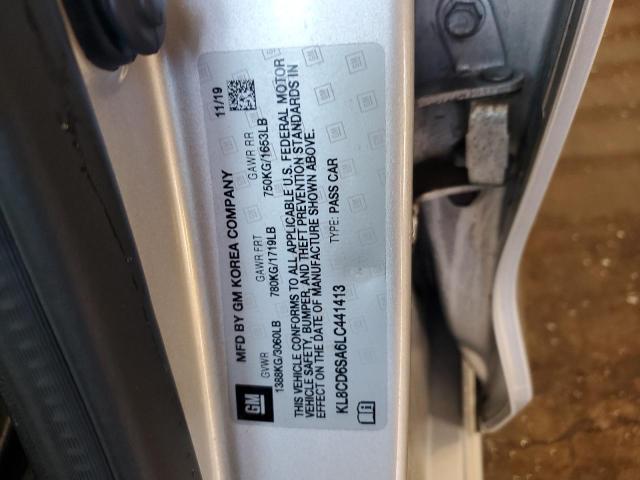 2020 CHEVROLET SPARK 1LT KL8CD6SA6LC441413