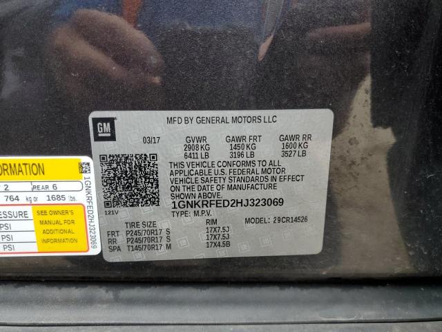 2017 CHEVROLET TRAVERSE L #3292535704