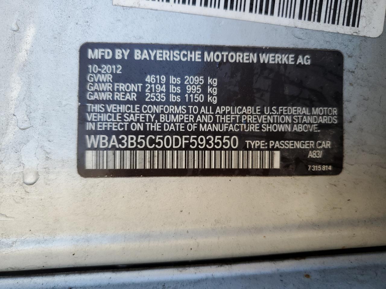 BMW 3 SERIES XI SULEV