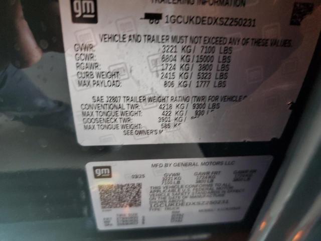 2025 CHEVROLET SILVERADO #3269014052