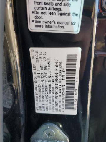 2011 HONDA CR-V EXL - JHLRE3H78BC001073