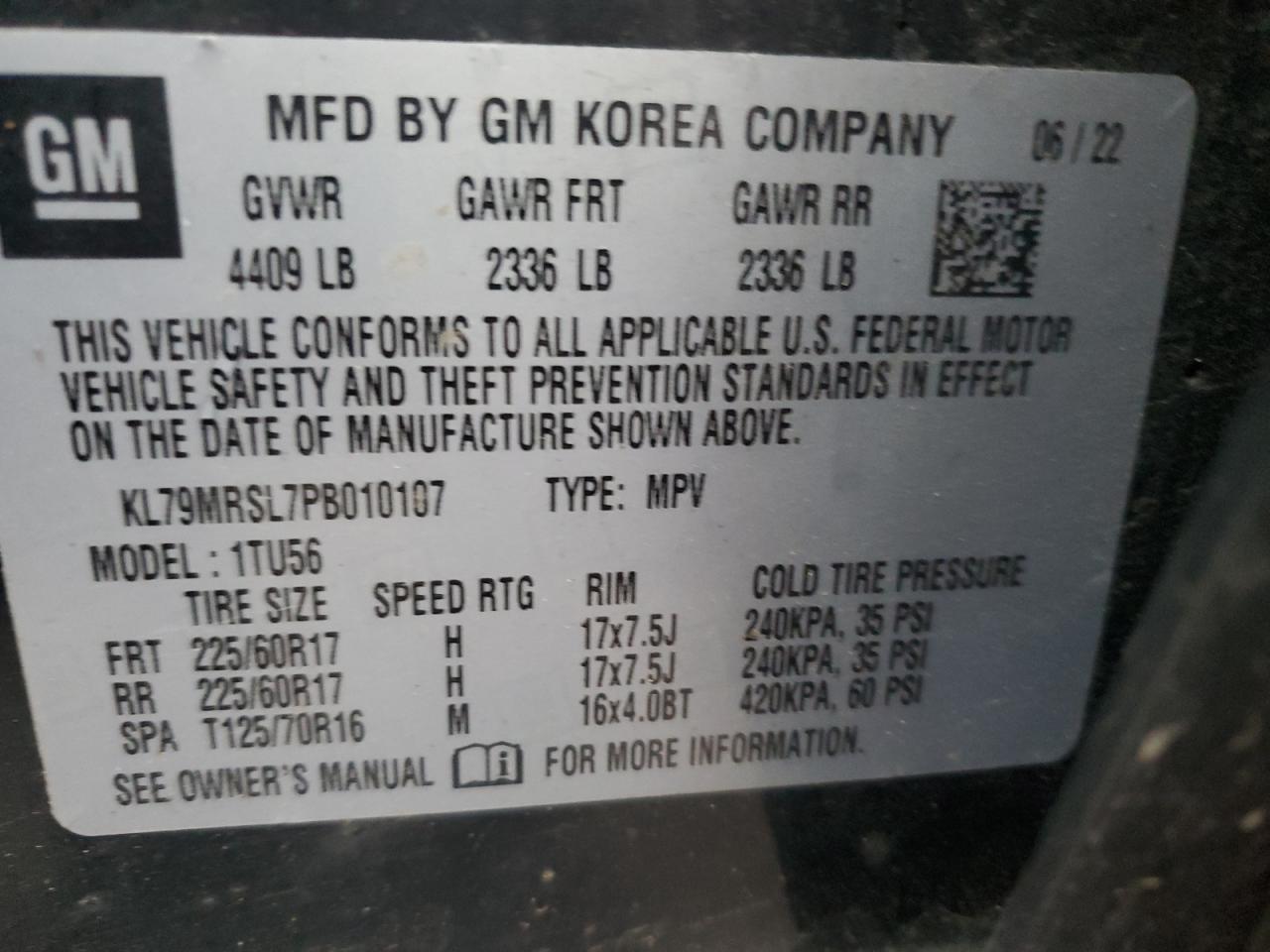 CHEVROLET TRAILBLAZER LT