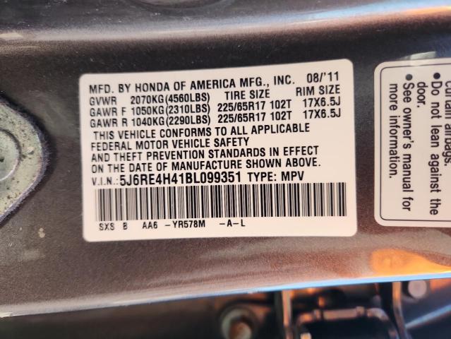 2011 HONDA CR-V SE - 5J6RE4H41BL099351