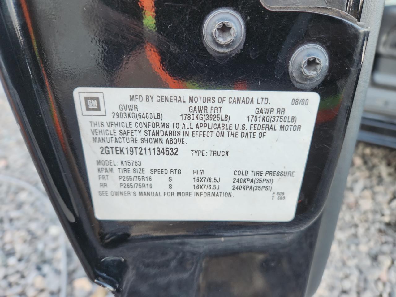 Lot #3287621008 2001 GMC NEW SIERRA