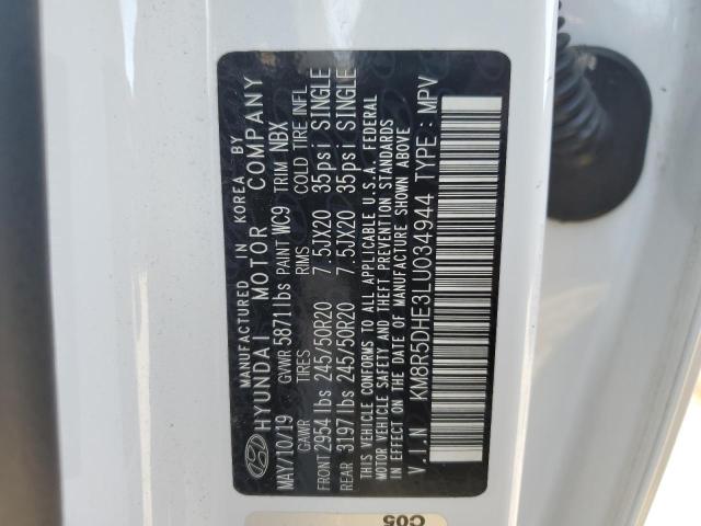 2020 HYUNDAI PALISADE L KM8R5DHE3LU034944