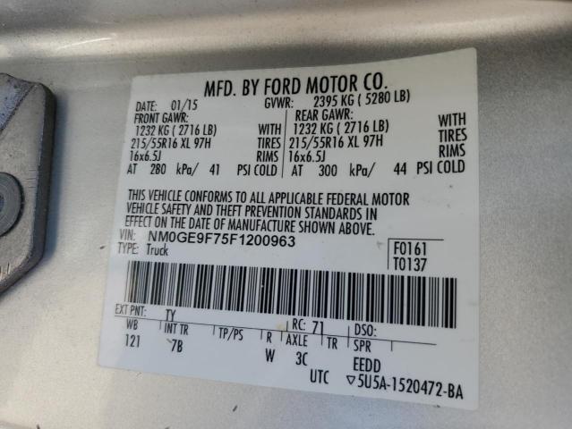 2015 FORD TRANSIT CO #3282342257