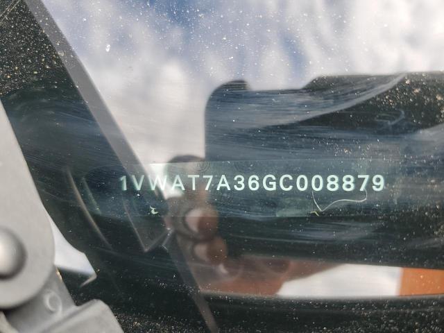 2016 VOLKSWAGEN PASSAT S 1VWAT7A36GC008879
