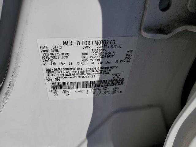 2013 FORD EDGE SPORT #3285628271