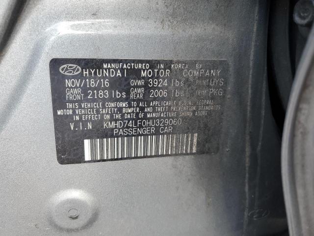 2017 HYUNDAI ELANTRA SE #3301961433