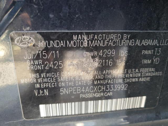 2012 HYUNDAI SONATA GLS #3297302381