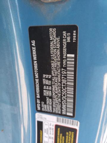 2012 MINI COOPER S #3292527693