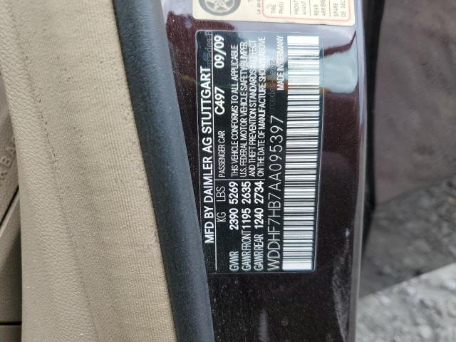 2010 MERCEDES-BENZ E 63 AMG #3281381039