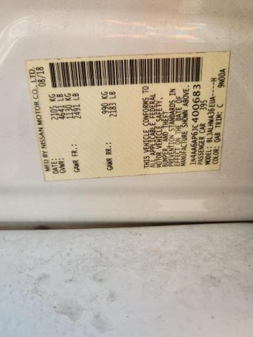 2018 NISSAN MAXIMA 3.5 1N4AA6AP6JC400683