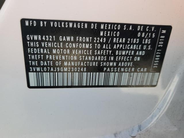 2016 VOLKSWAGEN JETTA SEL - 3VWL07AJ9GM230248