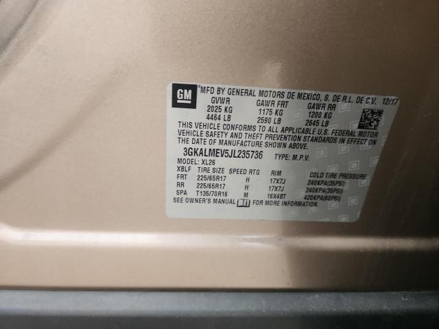 2018 GMC TERRAIN SL - 3GKALMEV5JL235736