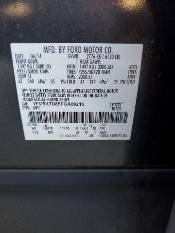 2015 FORD EXPLORER X - 1FM5K7D85FGA09216