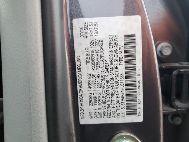 2017 ACURA RDX ADVANC 5J8TB4H71HL011388