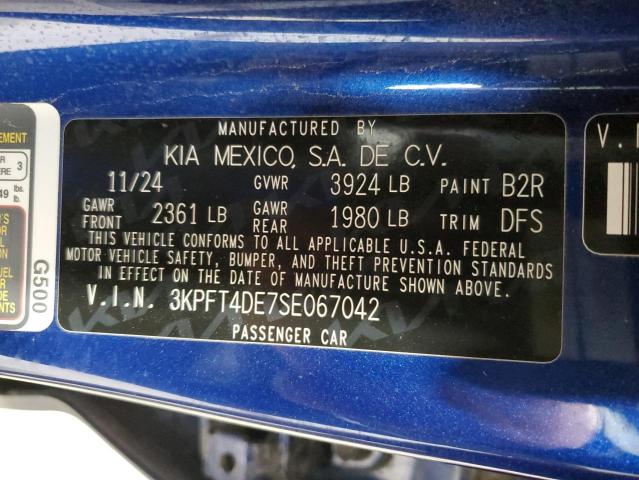 2025 KIA K4 LX - 3KPFT4DE7SE067042