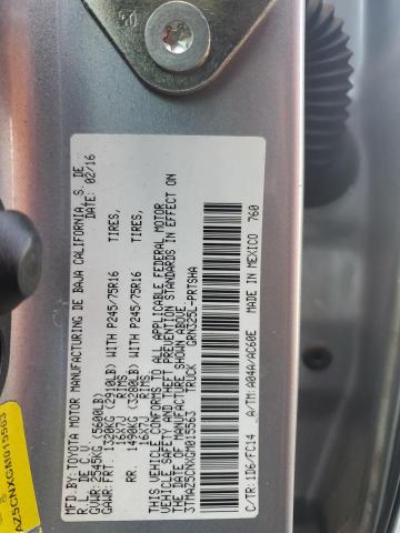 2016 TOYOTA TACOMA DOU #3301957425