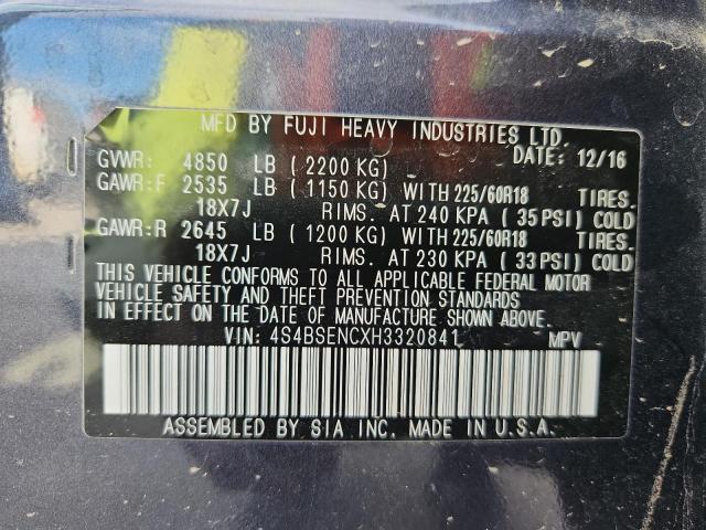 2017 SUBARU OUTBACK 3. - 4S4BSENCXH3320841