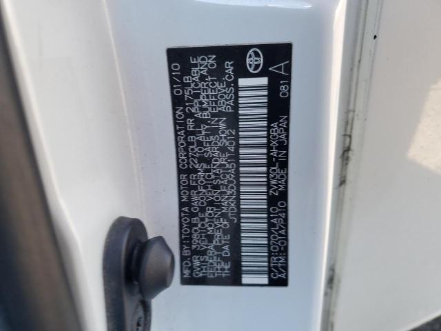 2010 TOYOTA PRIUS #3304746904