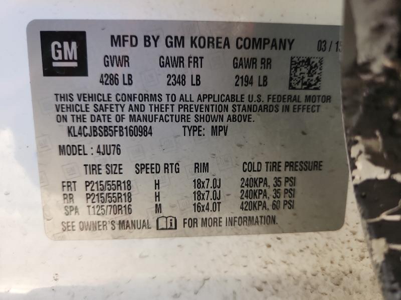 2015 BUICK ENCORE #3296215409