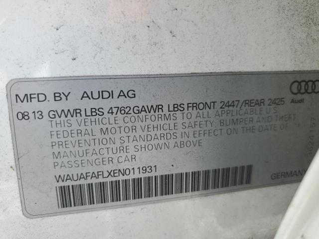 2014 AUDI A4 PREMIUM - WAUAFAFLXEN011931