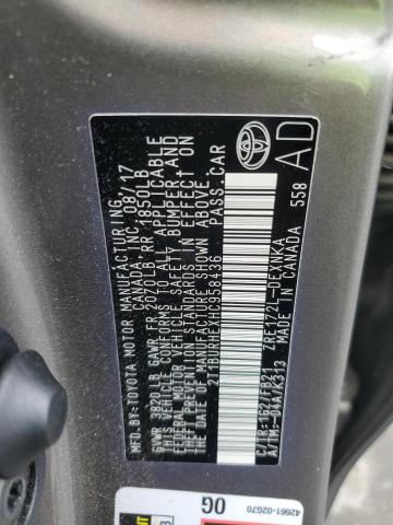 2017 TOYOTA COROLLA L #3304875550