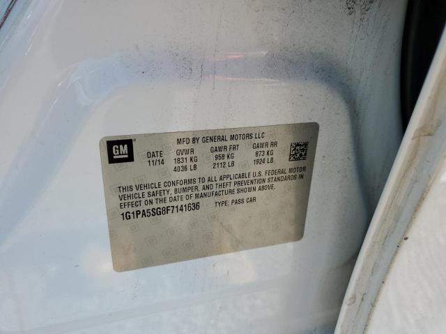 2015 CHEVROLET CRUZE LS 1G1PA5SG8F7141636