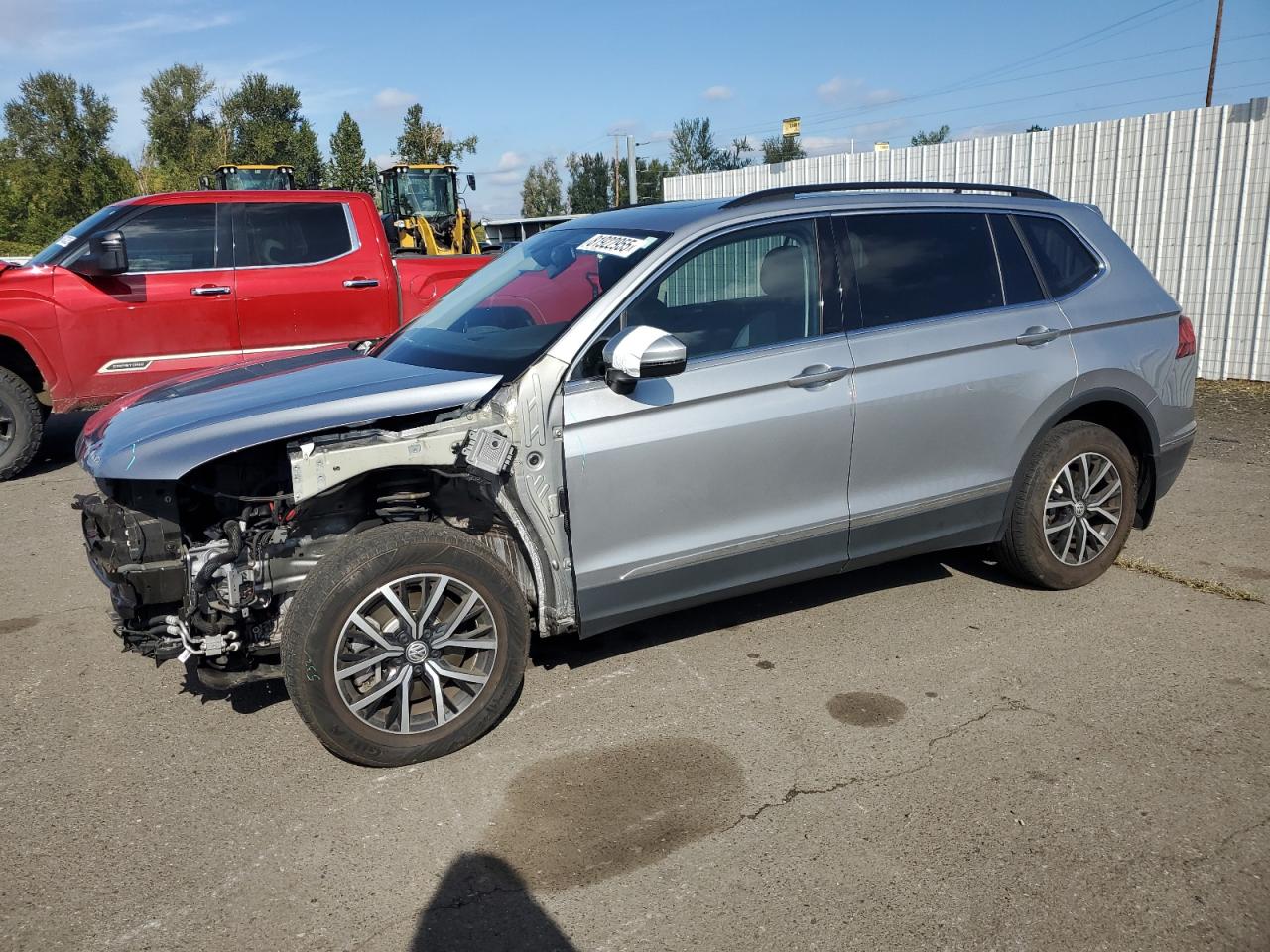 Lot #3284574337 2021 VOLKSWAGEN TIGUAN SE