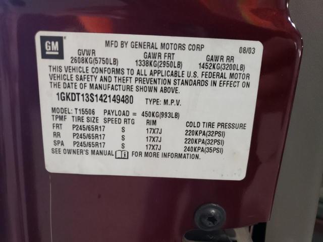 2004 GMC ENVOY #3303935686