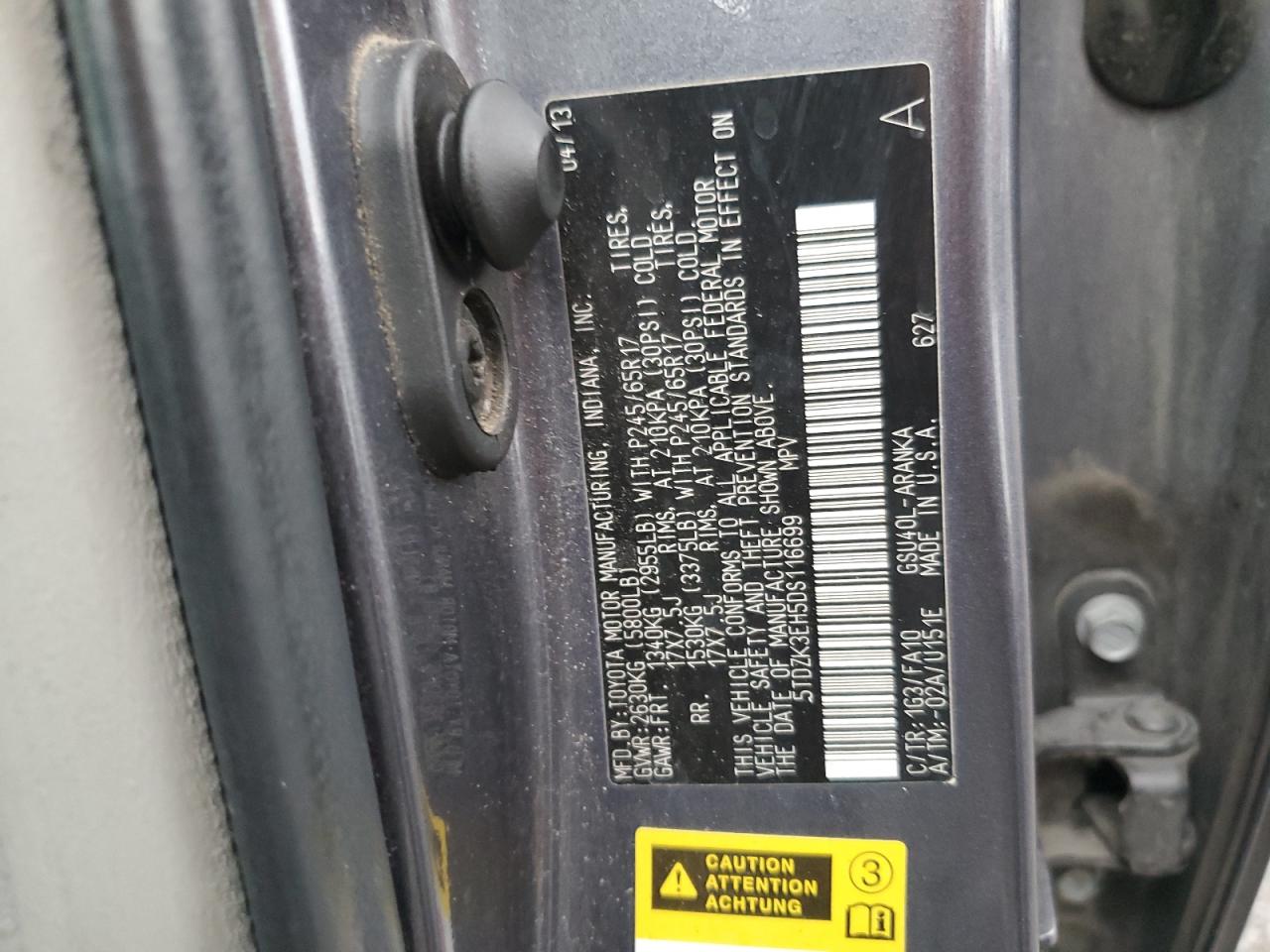 TOYOTA HIGHLANDER BASE