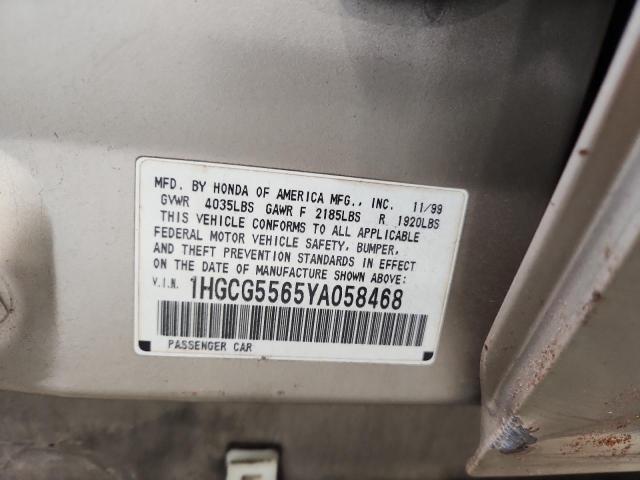 2000 HONDA ACCORD EX #3282442289