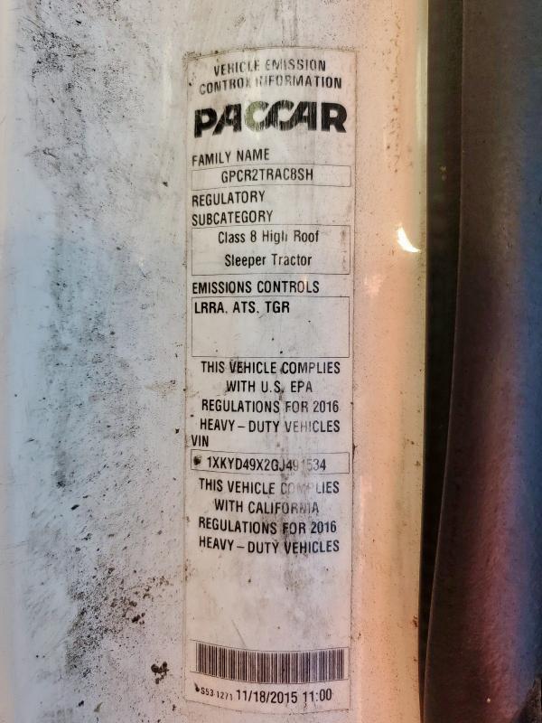 2016 KENWORTH CONSTRUCTI #3308274153