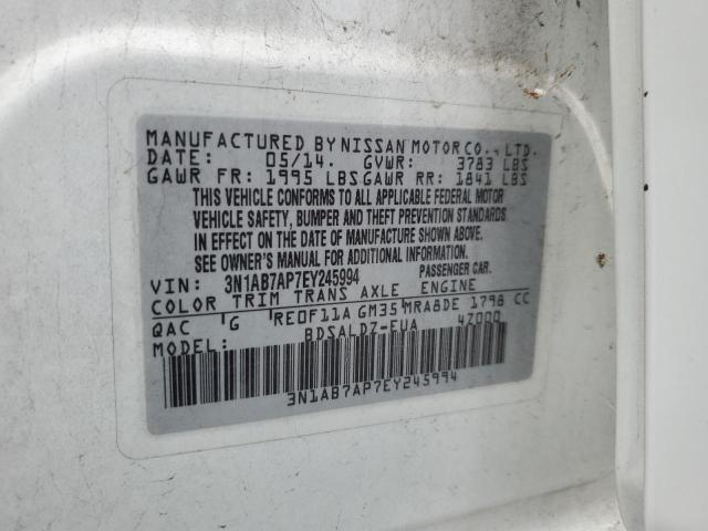 2014 NISSAN SENTRA S - 3N1AB7AP7EY245994