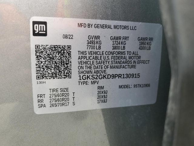 2023 GMC YUKON XL K - 1GKS2GKD9PR130915