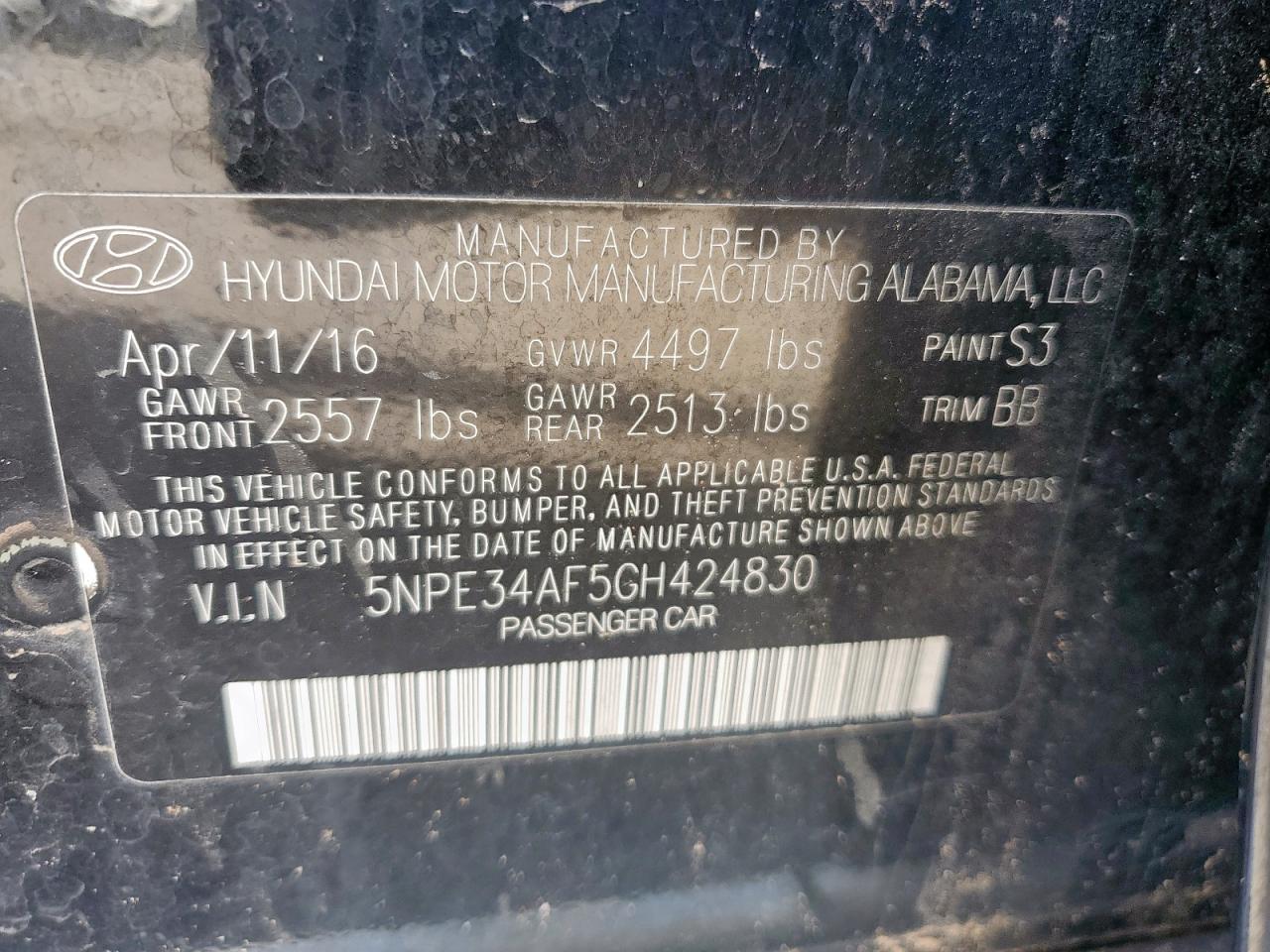 HYUNDAI SONATA SPORT