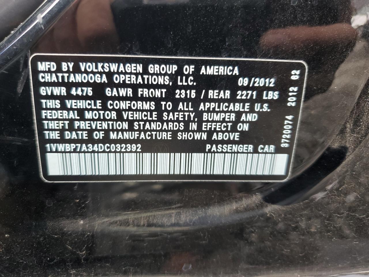 VOLKSWAGEN PASSAT SE