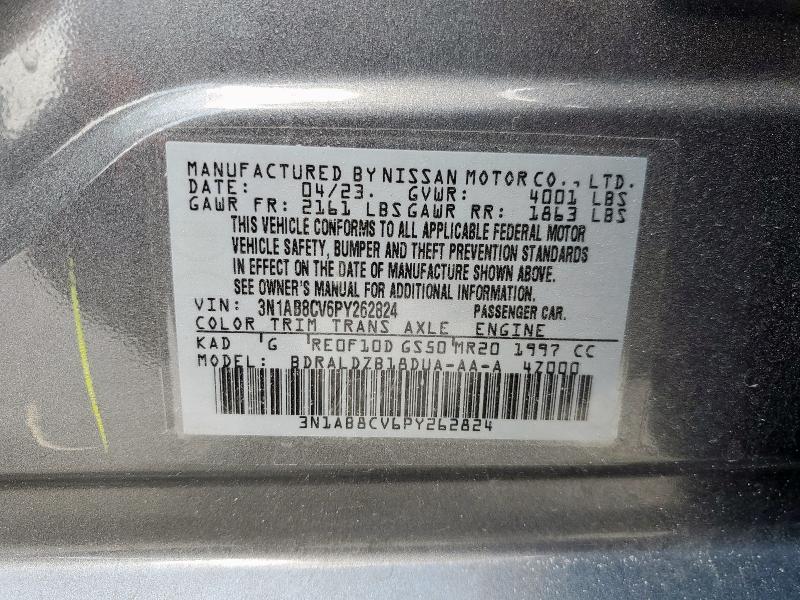 2023 NISSAN SENTRA SV - 3N1AB8CV6PY262824