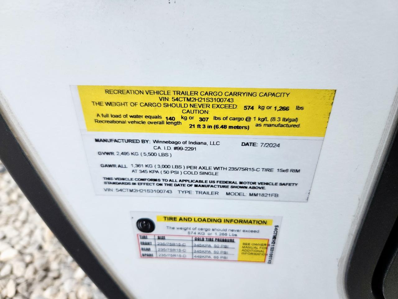 Lot #3264546924 2025 WINNEBAGO MICRO MINN