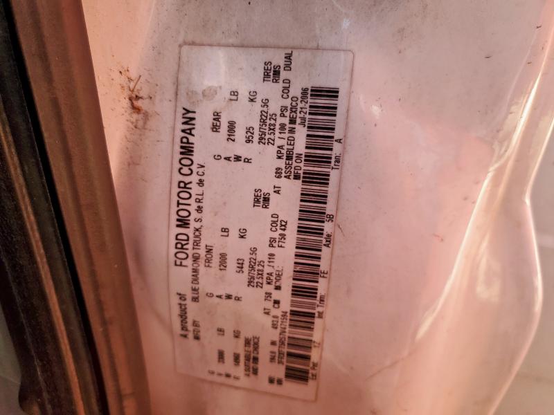 2007 FORD F750 SUPER #3292291270