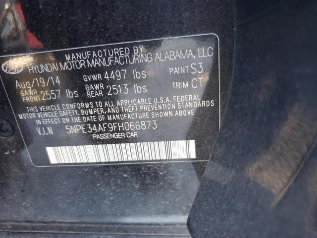 2015 HYUNDAI SONATA SPO #3308380313