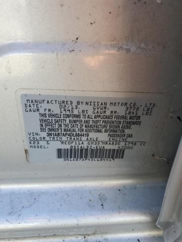 2013 NISSAN SENTRA S - 3N1AB7AP4DL684419