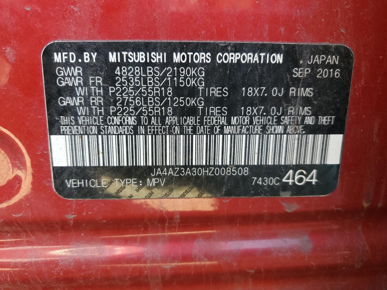 MITSUBISHI OUTLANDER SE