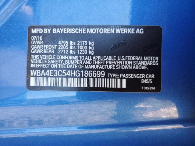 2017 BMW 440I GRAN WBA4E3C54HG186699