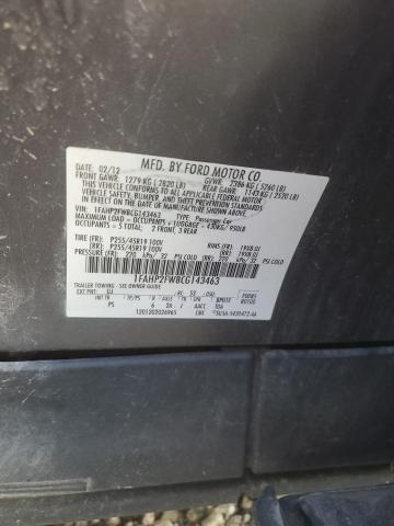 2012 FORD TAURUS LIM - 1FAHP2FW8CG143463