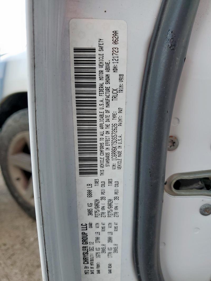 2013 RAM 1500 ST - 1C6RR6KT5DS572626