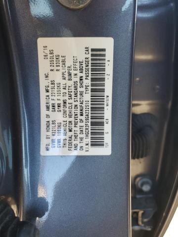 2016 HONDA ACCORD SPO - 1HGCR2F59GA232510